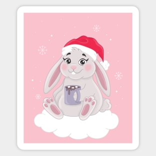 CHRISTMAS BUNNY Sticker